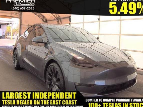 TESLA MODEL Y 2021 5YJYGDEF6MF295132 image